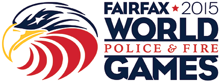Logo of the Fairfax 2015 World Police & Fire Games. Click for link to website.